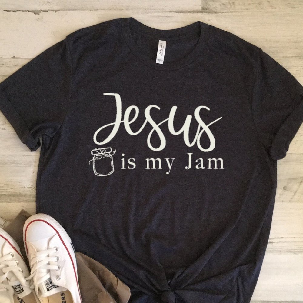 Jesus Is My Jam Christian SHORT Sleeve Tee